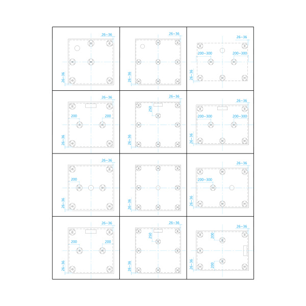 Душевой поддон 90х90 RGW GWS-01  03150199-01