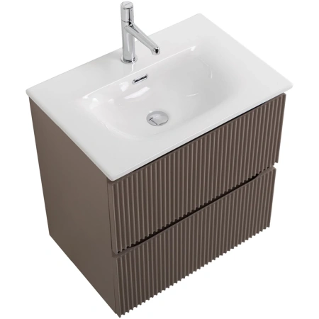Тумба под раковину 50 BelBagno Uno UNO-MINI-500-2C-SO-СO бежевый матовый, без раковины