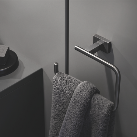 Держатель туалетной бумаги Grohe Essentials Cube 40507 AL1 (40507AL1) темный графит, матовый