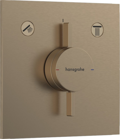 Смеситель для душа Hansgrohe DuoTurn E 75417140 шлифованная бронза