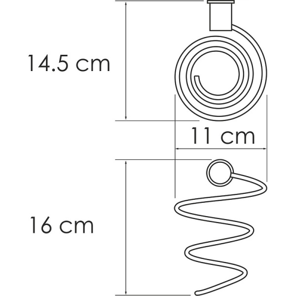 Держатель для фена WasserKRAFT K-1080POLISHED GOLD