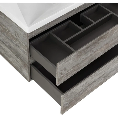 Тумба под раковину Cezares MOLVENO-80-2C-SO-LG Legno Grigio