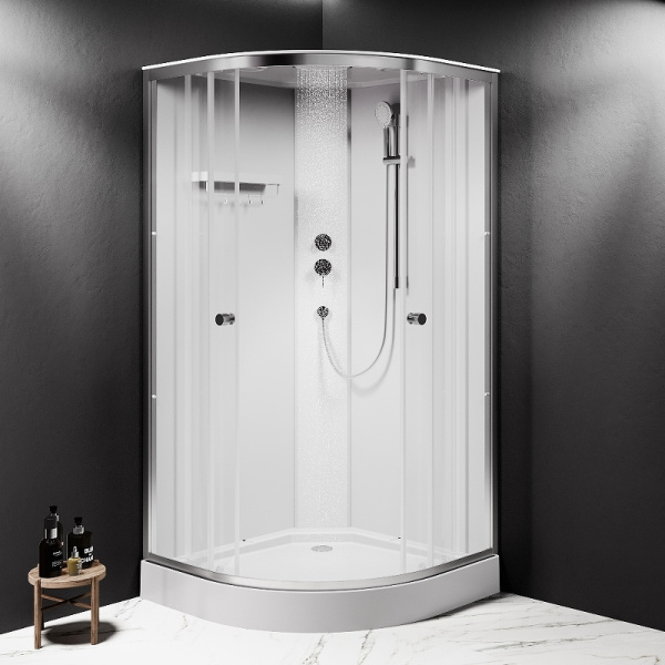 Душевая кабина (100х100) Am.Pm X-Joy W94C-401-100MT хром матовый