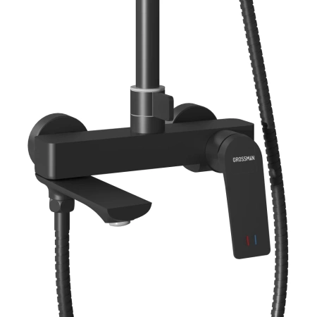 Душевая система Grossman Cosmo 500.K35.02.210 черный матовый
