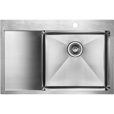 Кухонная мойка Paulmark   Atlan R PM217851-BSR брашированная нерж. сталь правая