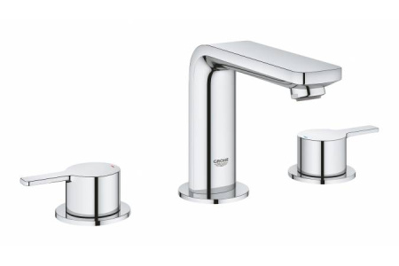 Смеситель для раковины на три отверстия, DN 15 Grohe Lineare 20304 000 (20304000) хром 