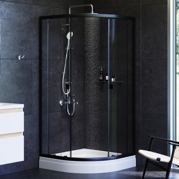 Душевой уголок (90х90) Am.Pm X-Joy Twin Slide W88G-205-090BT64