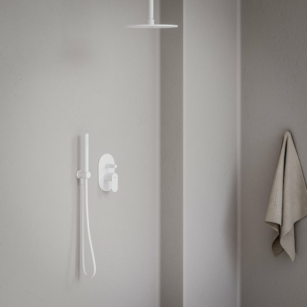 Смеситель для душа Ravak Eleganta EL 061.10WV.O2 X070261 белый вельвет