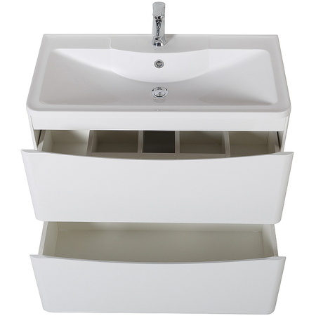 База под раковину напольная BelBagno ACQUA-1000-2C-PIA-BL Bianco Lucido