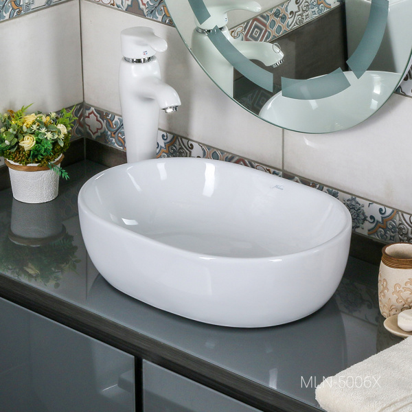 Раковина накладная (48х35) Melana 5006X-805