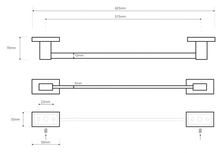 Держатель полотенца  Bemeta Plaza 118104042