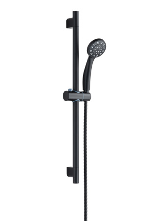 Душевой гарнитур OneLife OL11B, лейка 1 режим, черный
