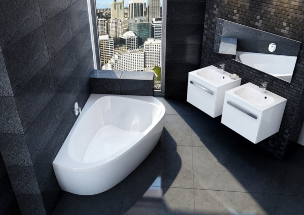 Акриловая ванна 189x139 см R Ravak LoveStory II C761000000