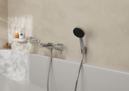 Смеситель для ванны однорычажный Hansgrohe Tecturis E 73420000 хром