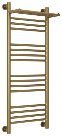 Полотенцесушитель Водяной Сунержа Богема с полкой + (100х40) Состаренная бронза 05-0223-1040