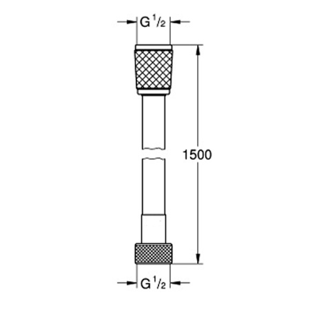 Шланг для душа 1,5м Timo SH40/03