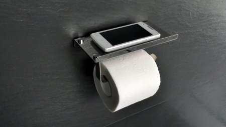 Бумагодержатель FIXSEN Hotel с полкой для телефона FX-31011