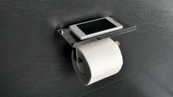 Бумагодержатель FIXSEN Hotel с полкой для телефона FX-31011