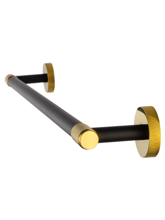 Полотенцедержатель WONZON & WOGHAND MAJESTIC, черный/золото WW-9212