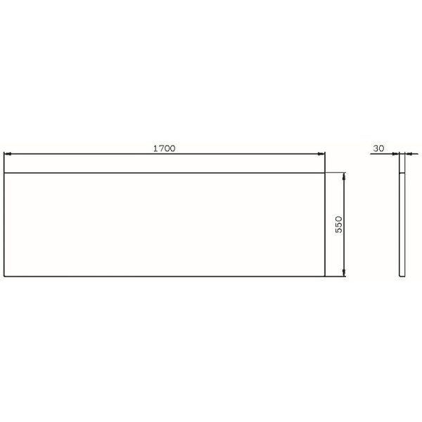 Фронтальная панель для ванны AM.PM X-Joy 170 W94A-170-075W-P Фронтальная панель для ванны AM.PM X-Joy 170 W94A-170-075W-P