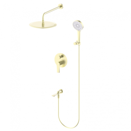 Душевая система встраиваемая WONZON & WOGHAND BRILLIANT, брашированное золото WW-88939079-BG