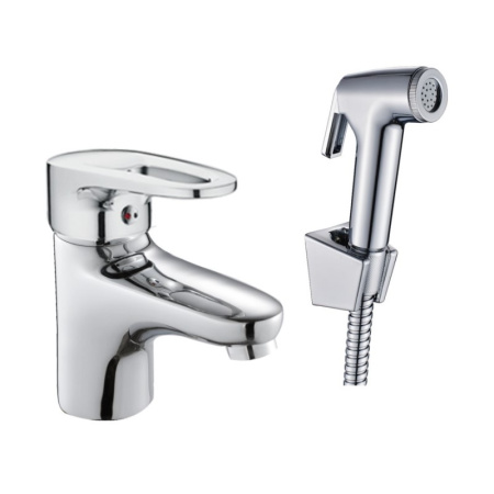 Смеситель для раковины с гигиеническим душем Haiba HB1268