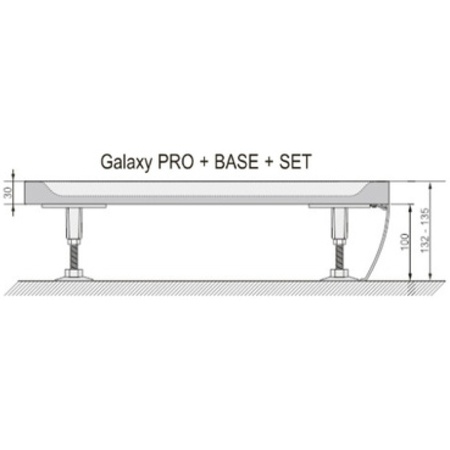 Панель для поддона 90x90 Ravak Elipso Pro-90 SET XA937001010WM