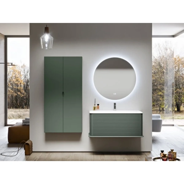 Пенал Cezares Idra 55297 подвесной L/R, Verde Opaco