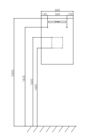 Зеркало Aquaton Йорк 60 со светильником 1A173702YO010