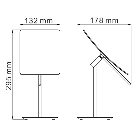 Зеркало с 3-х кратным увеличением WasserKRAFT K-1006