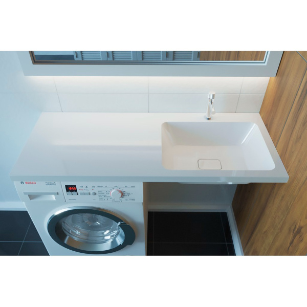 Раковина над стиральной машиной (110х48) Madera Kamilla 110 4627173210034 правая