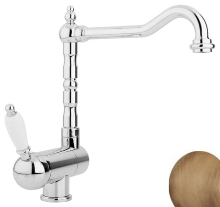 Смеситель для кухни Cezares ELITE ELITE-LLPM2-02-Bi бронза