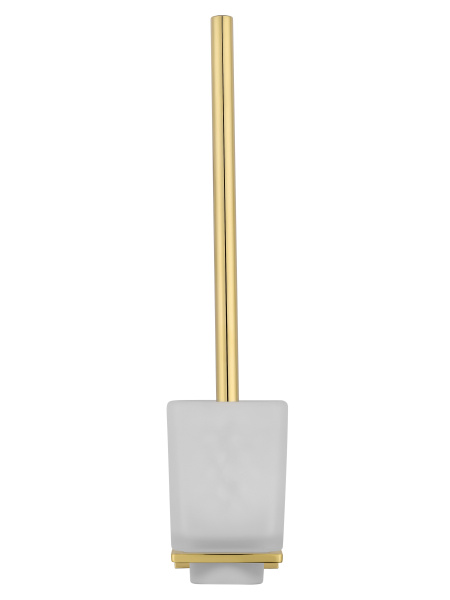 Туалетный ершик в комплекте WONZON & WOGHAND ECLIPSE, глянцевое золото WW-9129-LG