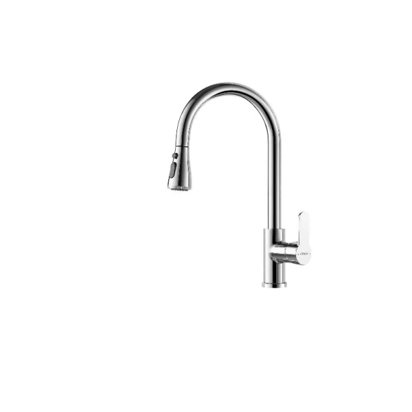 Смеситель для кухни с выдвижным изливом Arrow AG4512 хром