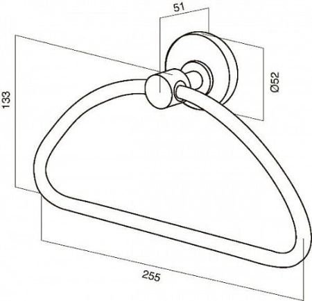 Полотенцедержатель AM.PM Bliss A5534464 Полотенцедержатель AM.PM Bliss A5534464