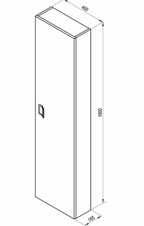 Пенал Ravak Comfort 40 X000001382