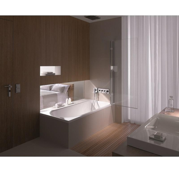 Стальная ванна (170х80) Bette Ocean 8865-000 PLUS с шумоизоляцией и антигрязевое покрытие