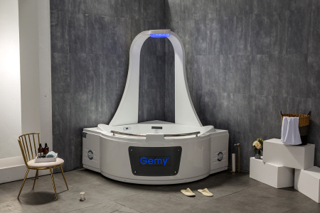 Акриловая ванна (170х170) Gemy G9070 K с гидромассажем, универсальная