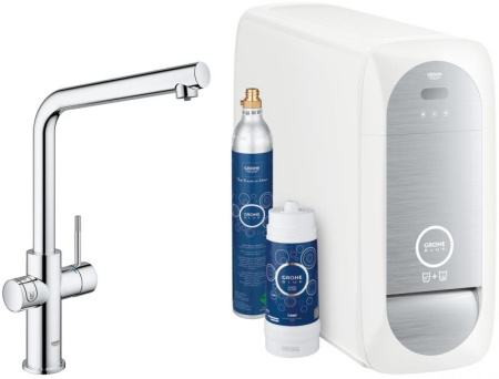 Стартовый комплект GROHE Blue Home С L-образным изливом 31454 001 (31454001)