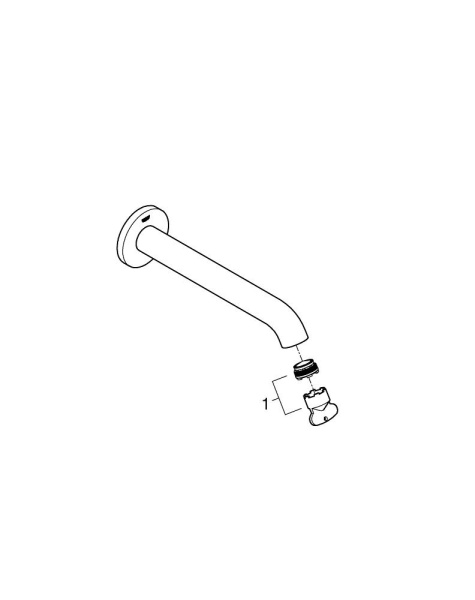 Излив для ванны Grohe Essence 13449 DC1 (13449DC1) суперсталь