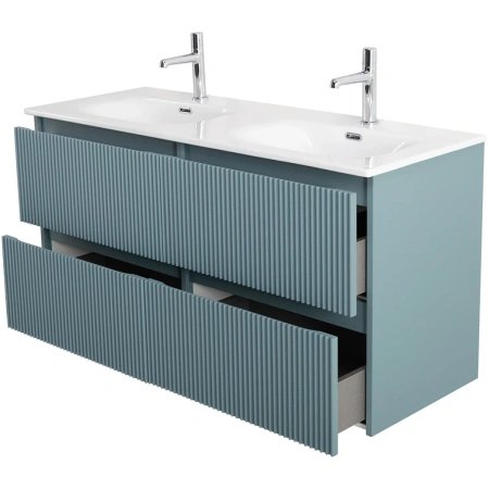 Тумба под раковину 120 BelBagno Uno UNO-1200-4C-SO-AO голубой матовый, без раковины