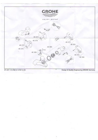 Рычаг (рукоятка) смесителя Grohe 46378IP0 (46378 IP0)