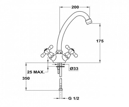 Смеситель для кухни Mofem Treff 140-0019-30