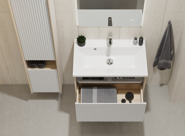 Тумба под раковину Jorno Tossony 70 Toss.01.70/P/SS-W/JR