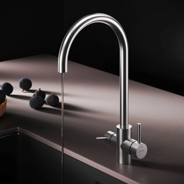 Смеситель для кухни с подключением к фильтру AM.PM X-Joy S F85B07711 сатин