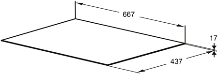 Столешница Grossman  ФЛАЙ 507002 серая