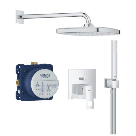 Душевой комплект со смесителем Grohe Eurocube 25289 000 (25289000) хром