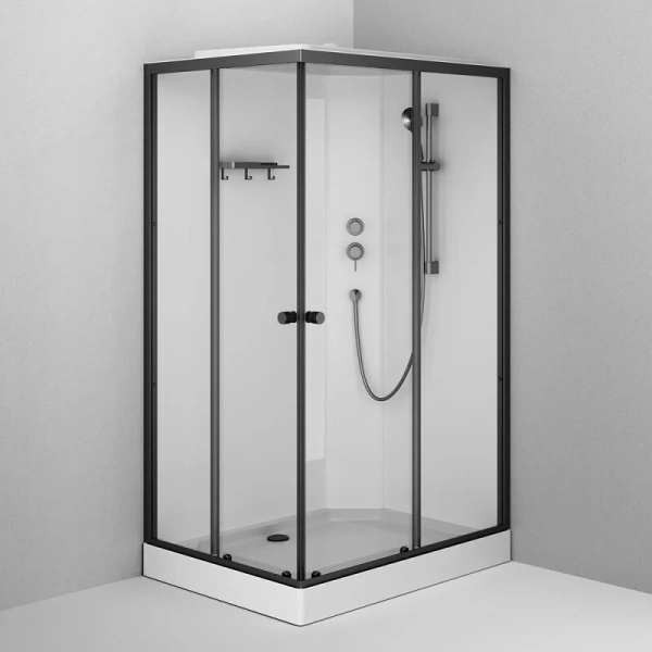 Душевая кабина (120х80) Am.Pm X-Joy W94C-403-12080BT черный матовый