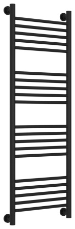 Полотенцесушитель Водяной Прямая Сунержа Богема + (120х40) Матовый Черный 31-0220-1240