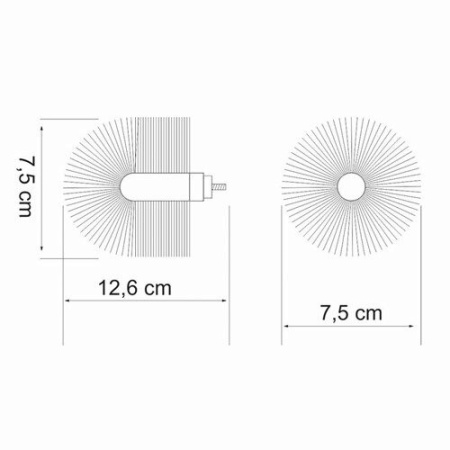 Ершик для унитаза запасная  WasserKRAFT K-012